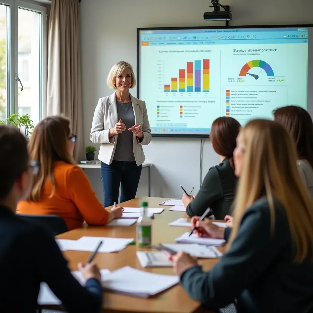 Professional team collaboration